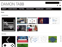 Tablet Screenshot of damontabb.com
